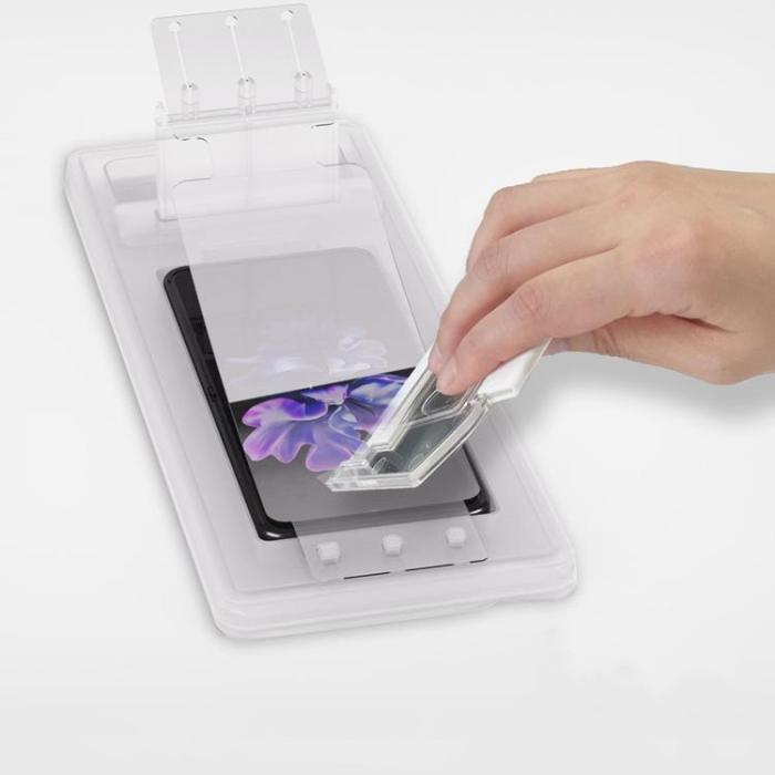 Whitestone - Whitestone Galaxy Z Flip 5 Härdat Glas Skärmskydd Premium