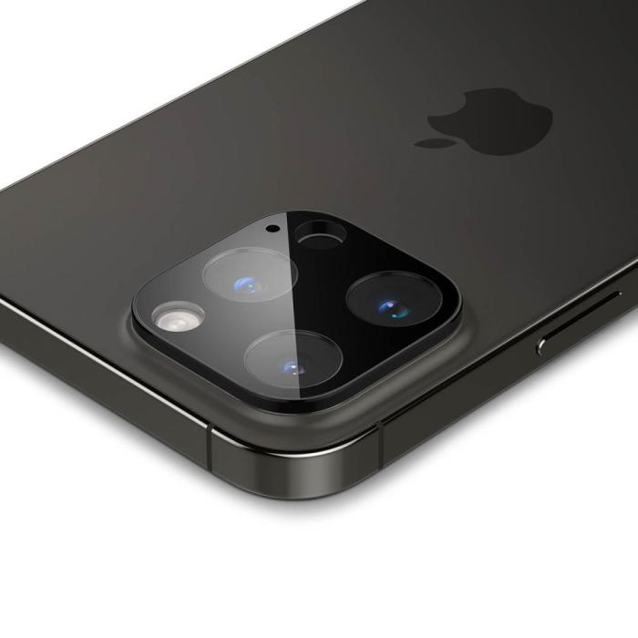 Spigen - Spigen [2-PACK] iPhone 14 Pro/14 Pro Max Kameralinsskydd i Härdat Glas