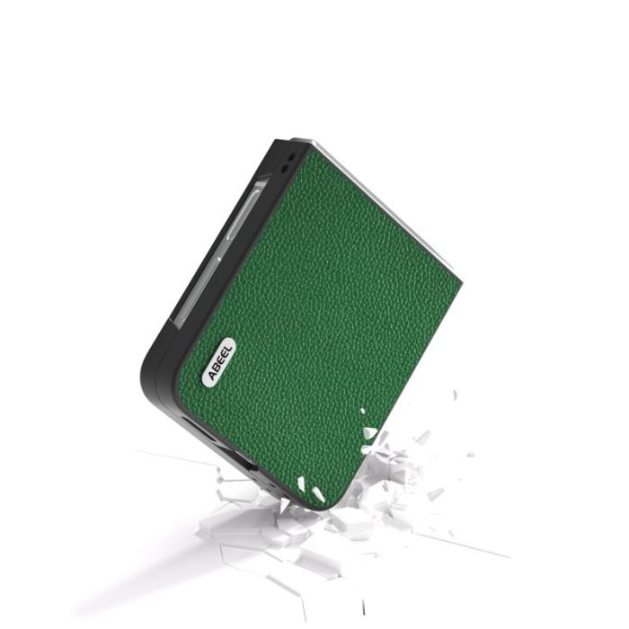 ABEEL - ABEEL Mobilskal till Samsung Galaxy Z Flip7 FE 5G Litchi Grön