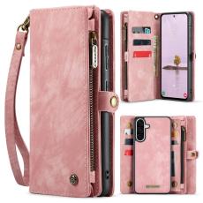 Caseme - CASEME 008 Mobilskal till Samsung Galaxy A56 5G Konstl&auml;der Rosa