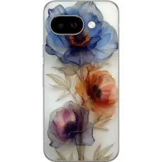 Gustaf - Mobilskal till Google Pixel 9a med Silkesblommor