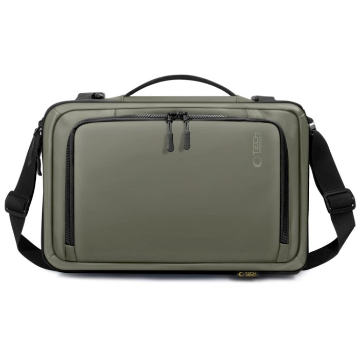 Tech-Protect - Tech-Protect Travel DatorRyggsäck 20L Defender - Olive Grön