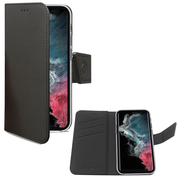 Celly Galaxy S24 Plus Plånboksfodral Wally - Svart | 2353 | AlltMobil