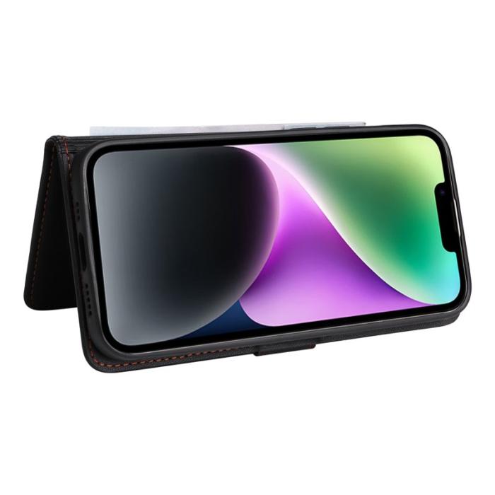 BETOPNICE - BETOPNICE iPhone 14 Plus Plånboksfodral - Avtagbart Konstläder - Svart