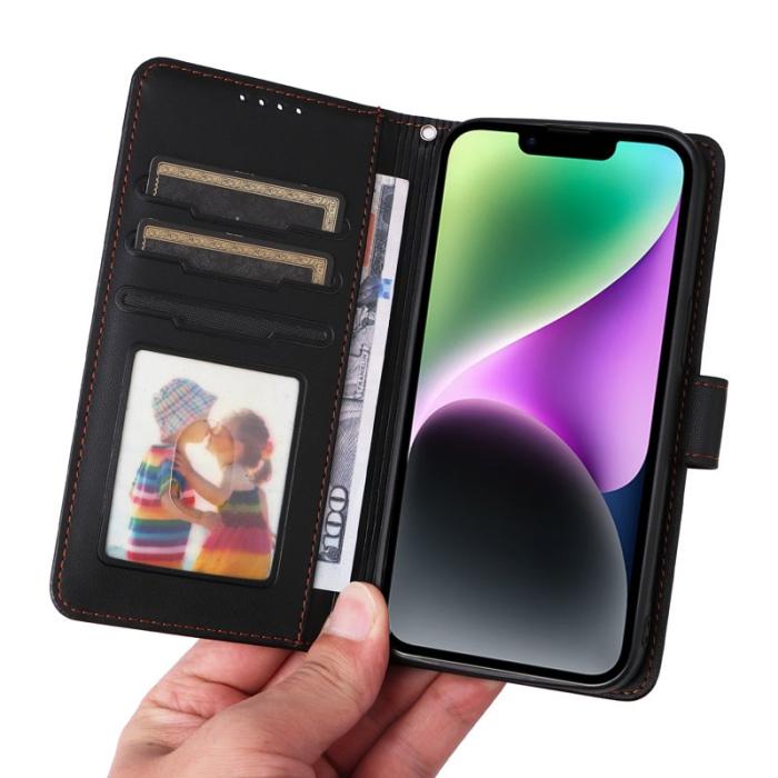 BETOPNICE - BETOPNICE iPhone 14 Plus Plånboksfodral - Avtagbart Konstläder - Svart
