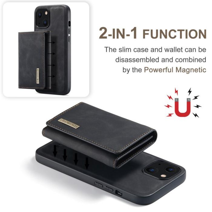 DG.MING - DG.MING M1 Series Mobilskal till iPhone 14 Plus 2-i-1 Magnetisk Svart