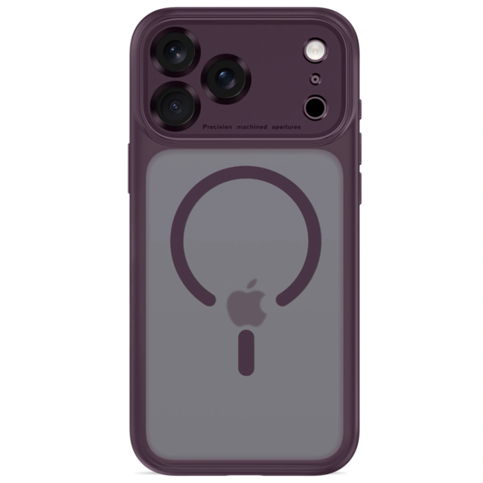 Tech-Protect - Tech-Protect Mobilskal För iPhone 18 Pro Magsafe Magpeak - Matte Burgundy