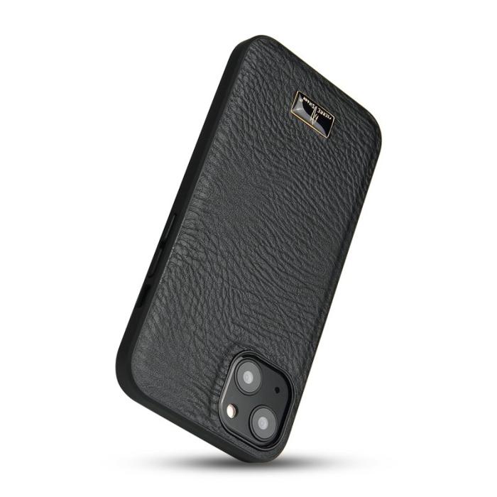 FIERRE SHANN - FIERRE SHANN iPhone 13 Fodral KonstLäder - Elefantmönster