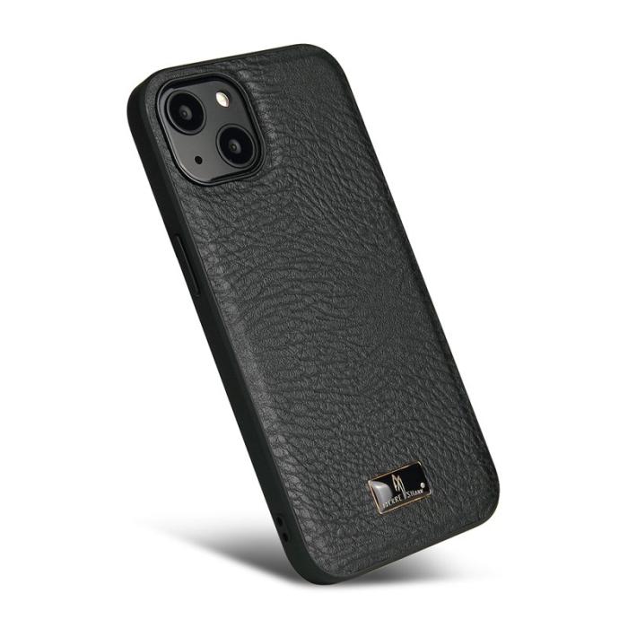 FIERRE SHANN - FIERRE SHANN iPhone 13 Fodral KonstLäder - Elefantmönster