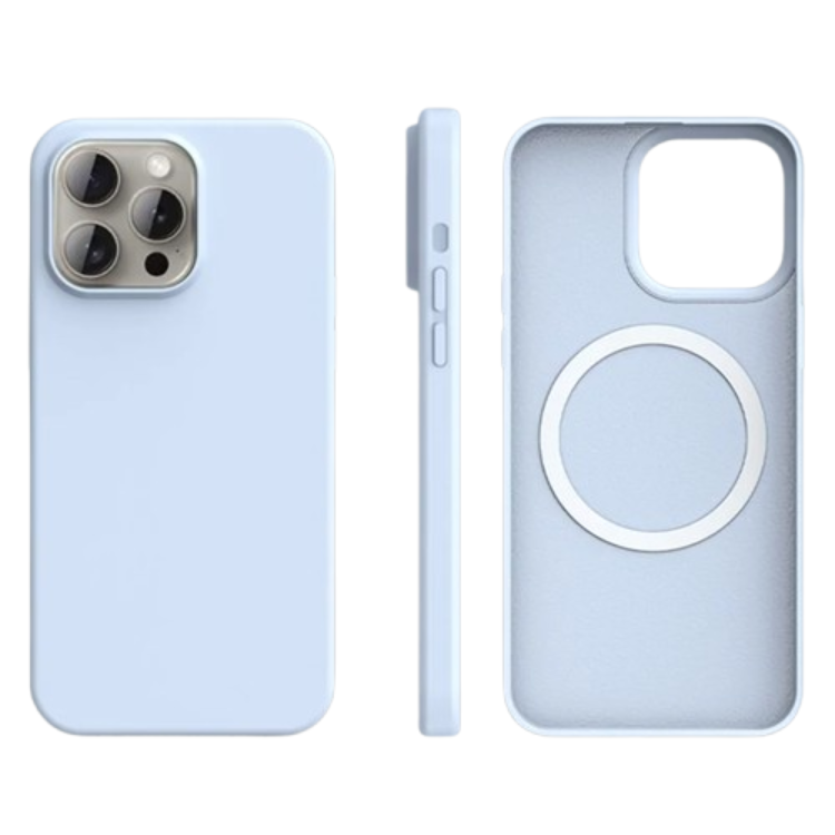 iPhone 13 Pro Max Mobilskal MagSafe Ultra Thin Silikon (Glacier Blå) | 2353 | AlltMobil