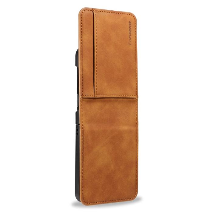 FORWENW - FORWENW Fantasy Series Samsung Galaxy Z Flip5 Plånboksfodral Konstläder - Brun