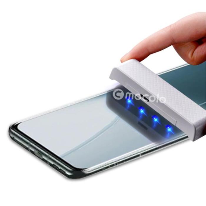 Mocolo - Mocolo OnePlus 10 Pro Härdat Glas Skärmskydd 3D Curved UV Glue