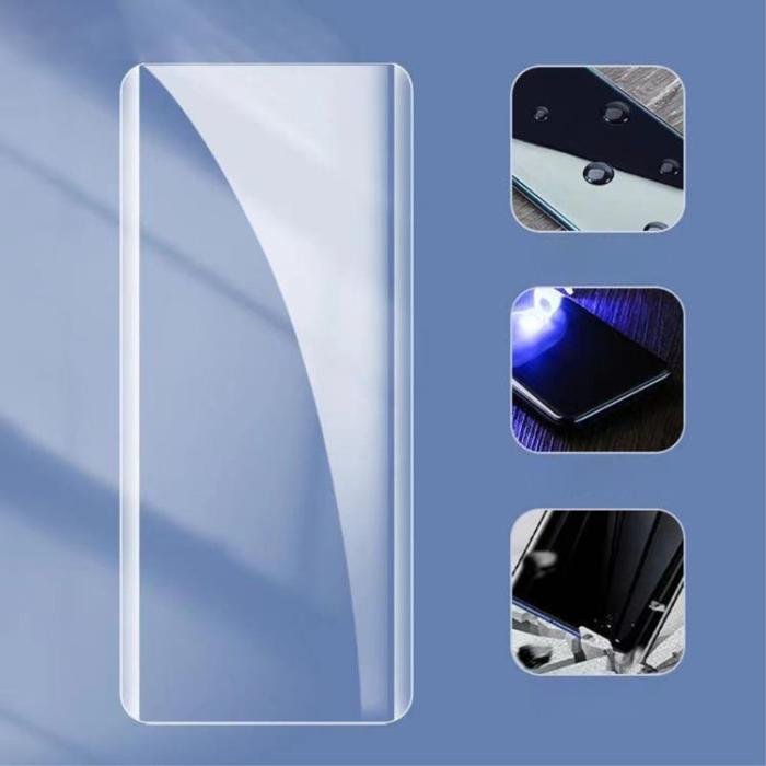 Mocolo - Mocolo OnePlus 10 Pro Härdat Glas Skärmskydd 3D Curved UV Glue