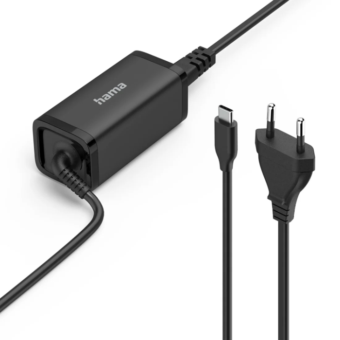 Hama - Hama Snabbladdare 45W USB-C Gan Notebook Power Supply