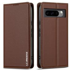 LC.imeeke - LC.IMEEKE L1 Series Google Pixel 8 Pro Pl&aring;nboksfodral Konstl&auml;der - Brun