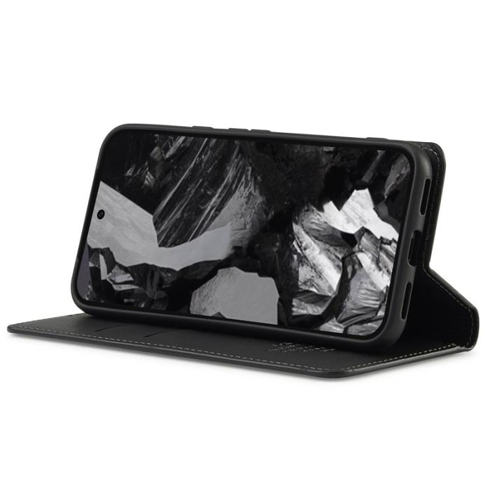 LC.imeeke - LC.IMEEKE L1 Series Google Pixel 8 Plånboksfodral Konstläder - Svart