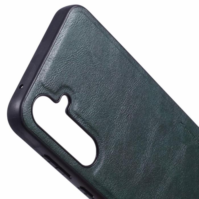 X-Level - X-LEVEL Bojue-3 Mobilskal till Samsung Galaxy S25 Läder Grön
