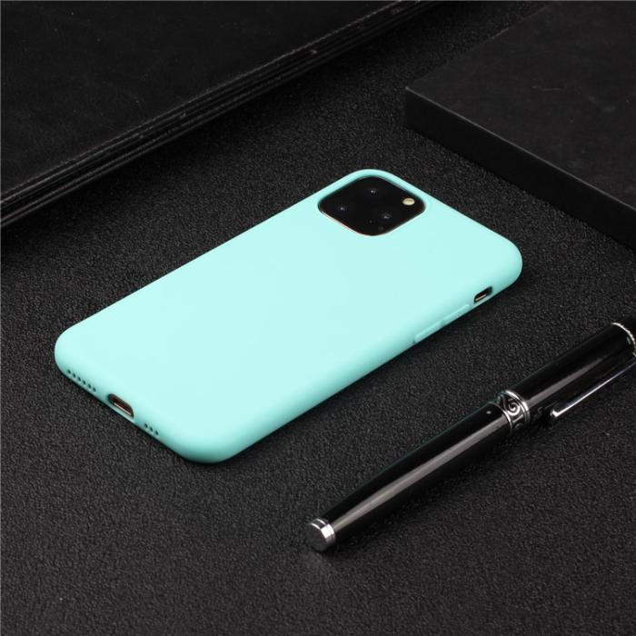 OEM - iPhone 15 Pro Max Mobilskal TPU Matte Slim-Fit - Cyan