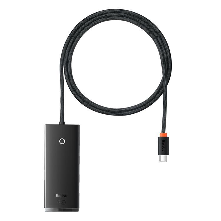 Baseus HUB USB-C 4x USB-A till USB-C Kabel 1m - Svart | 264 | AlltMobil