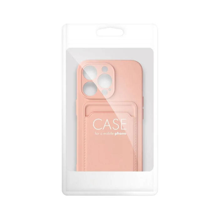 OEM - iPhone 15 Pro Max Mobilskal Korthållare - Rosa