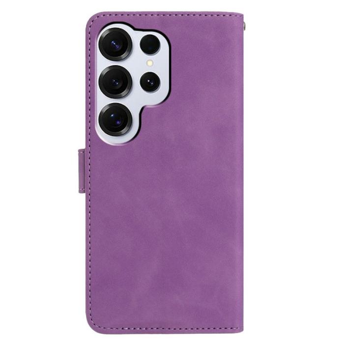 OEM - Samsung Galaxy S26 Ultra Fodral Konstläder Ställ - Lila