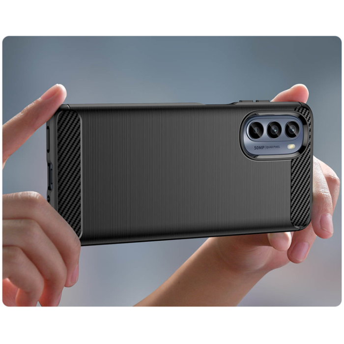 OEM - Motorola Moto G62 5G Mobilskal Carbon - Svart