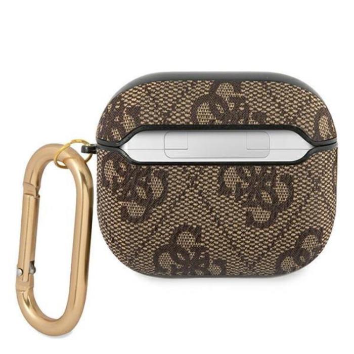 Guess - Guess Script Metall Collection Skal AirPods 3 - Brun