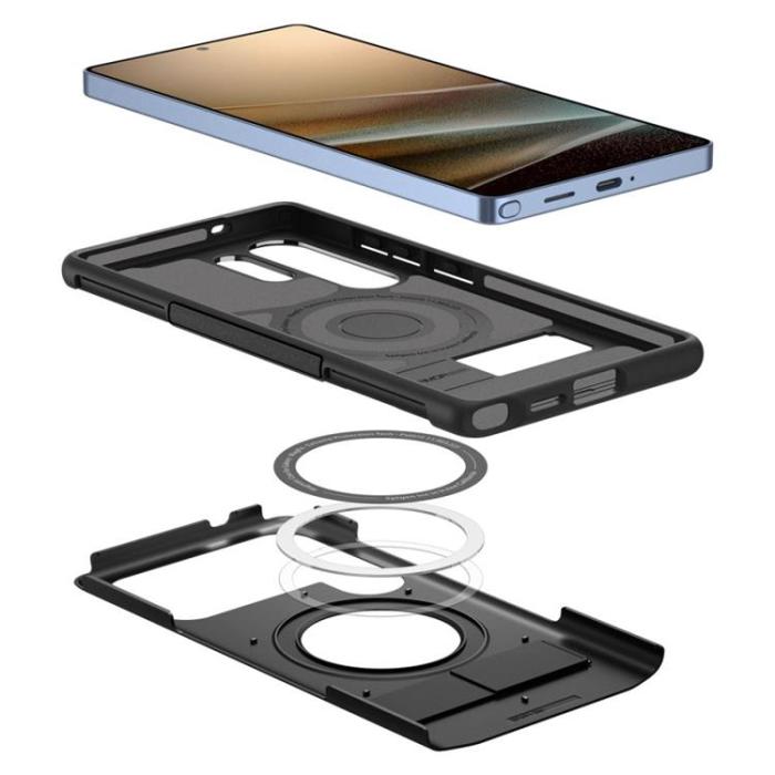 Spigen - Spigen Galaxy S25 Ultra Mobilskal Magsafe Slim Armor - Svart