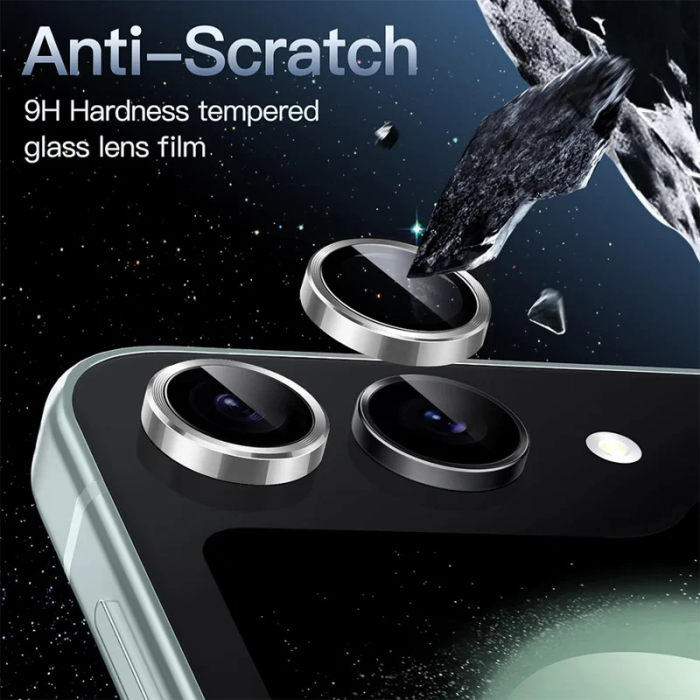 ENKAY - ENKAY Galaxy Z Flip 7 Linsskydd Härdat Glas - Blå