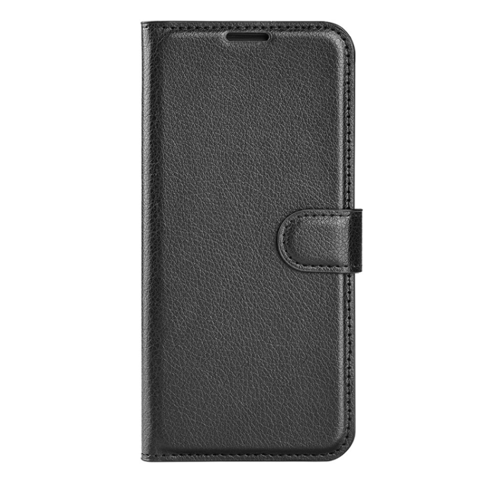 Amorus - AMORUS OnePlus 15 Plånboksfodral Litchi Shockproof - Svart