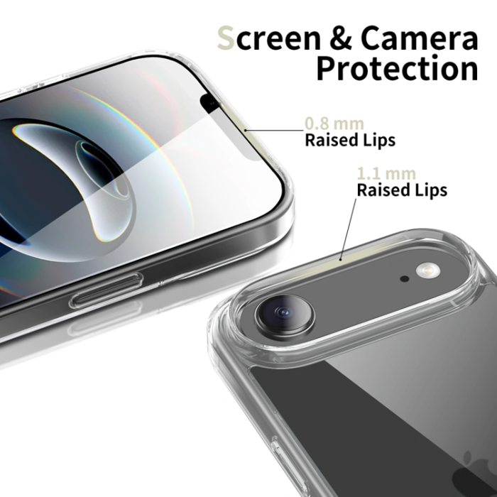 Tech-Protect - Tech-Protect iPhone Air Mobilskal Flexair Hybrid - Clear