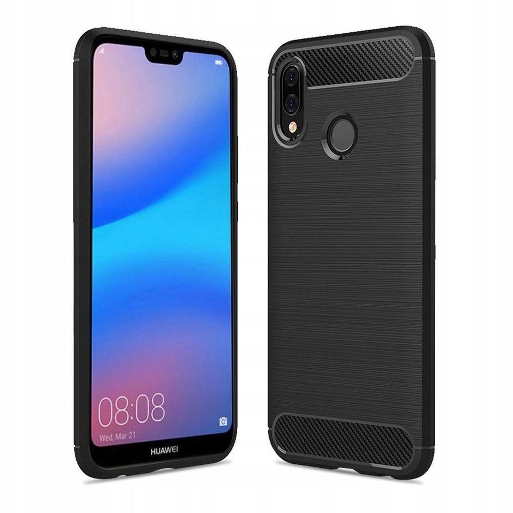 Huawei P20 Lite/Nova 5i Skal Forcell Carbon - Svart | 2353 | AlltMobil