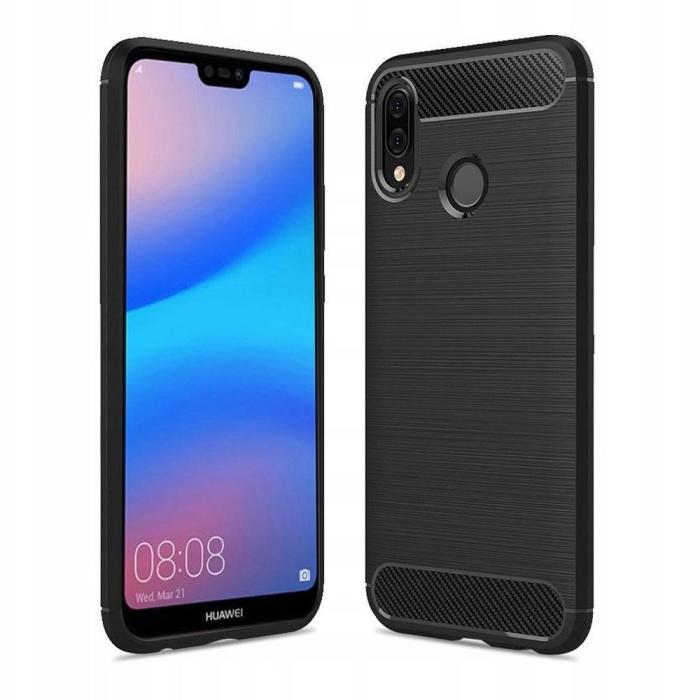 OEM - Huawei P20 Lite/Nova 5i Skal Forcell Carbon - Svart
