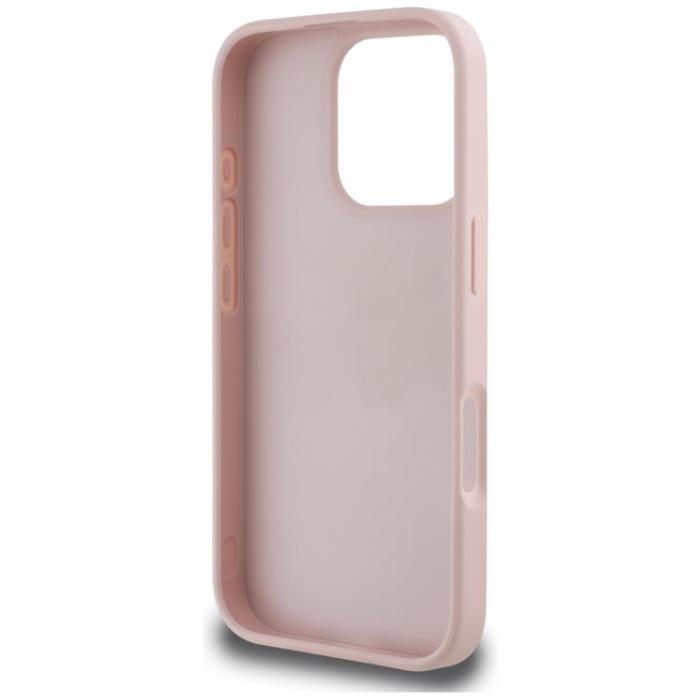 Guess - Guess iPhone 16 Pro Mobilskal Grained Roses Big 4G logo - Rosa