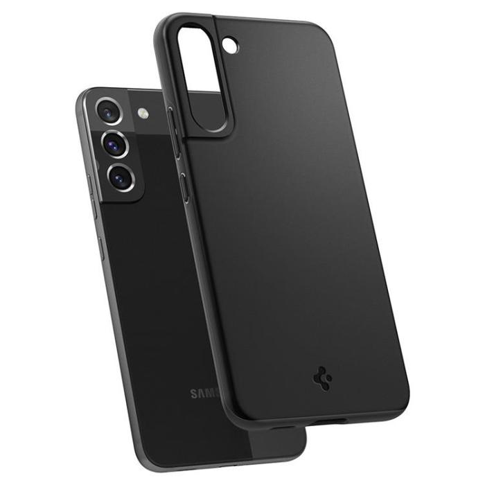 UTGATT - Spigen Thin Fit Skal Galaxy S22 - Svart