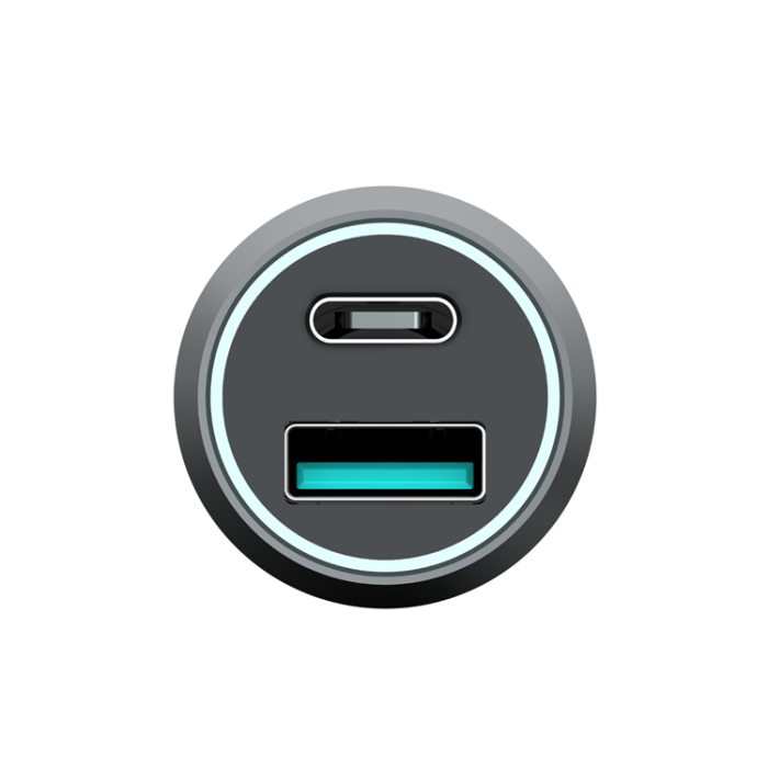 Champion - CHAMPION Snabbladdning PD USB Billaddare Duo 43W