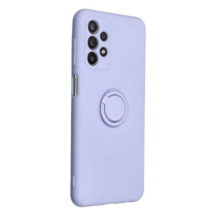 A-One Brand - Galaxy S25 Edge Mobilskal Silikon Ring - Violett