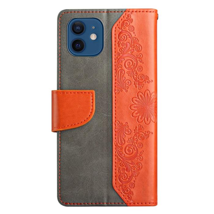 OEM - Fjärilar iPhone 11 Plånboksfodral - Orange