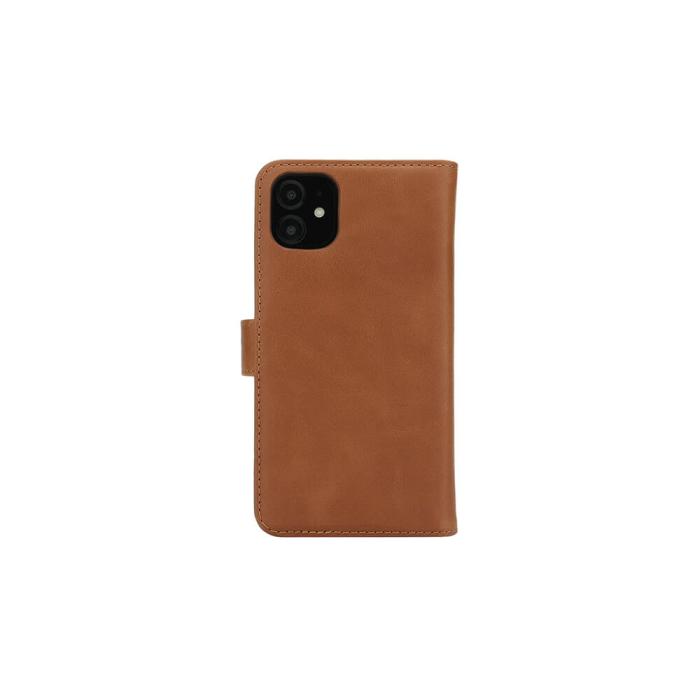 Radicover - RADICOVER iPhone 12 & 12 Pro Plånboksfodral Strålningsskydd Läder- Brun