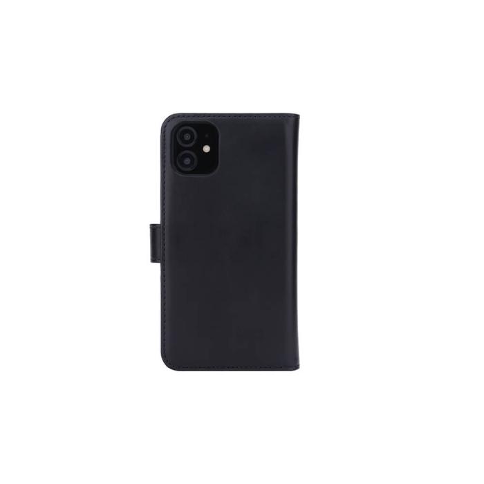 Radicover - RADICOVER iPhone 12 Mini Plånboksfodral Strålningsskydd läder - Svart