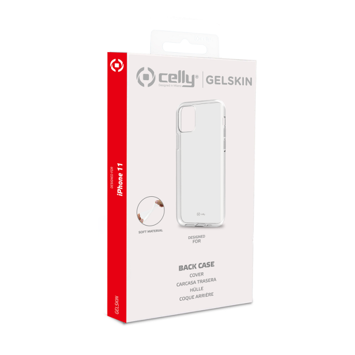 Celly - Celly Gelskin - Mobilskal iPhone 12 & 12 Pro - Clear