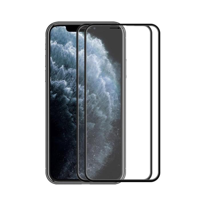 A-One Brand - [2-PACK] Härdat Glas Skärmskydd iPhone 11 / iPhone XR - Svart