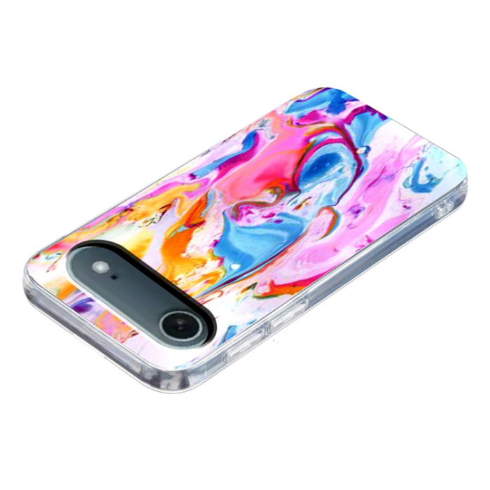A-One Brand - iPhone Air Mobilskal Marble Pattern Printing Soft - Flerfägad
