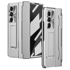 A-One Brand - Galaxy Z Fold 7 5G Mobilskal med Skärmskydd Hinge - Silver