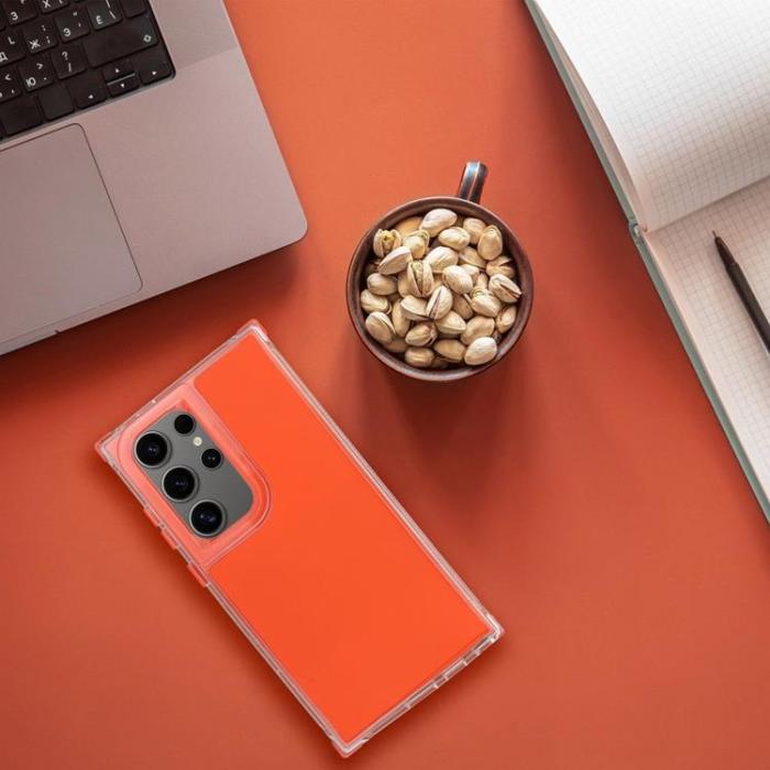 OEM - Galaxy S25 Plus Mobilskal Matrix - Orange