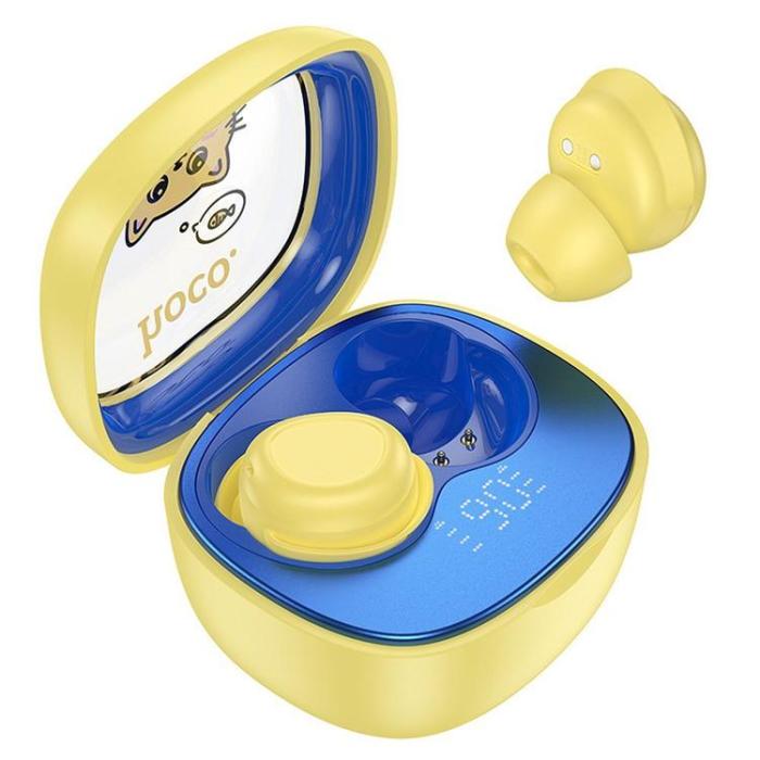 Hoco - Hoco TWS In-Ear Hörlurar Bluetooth för barn EW111 - Gul