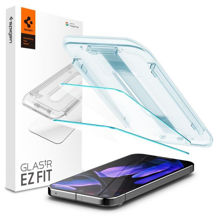 Spigen [2-Pack] Google Pixel 9/9 Pro Skärmskydd Härdat Glas EZ-FIT | 5468 | AlltMobil