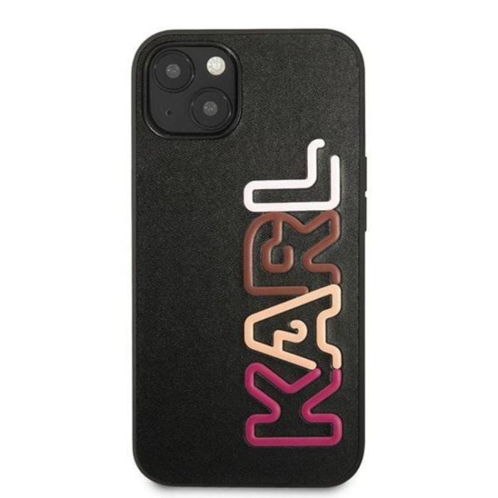 KARL LAGERFELD - Karl Lagerfeld iPhone 13 mini Skal Multipink Brand - Svart