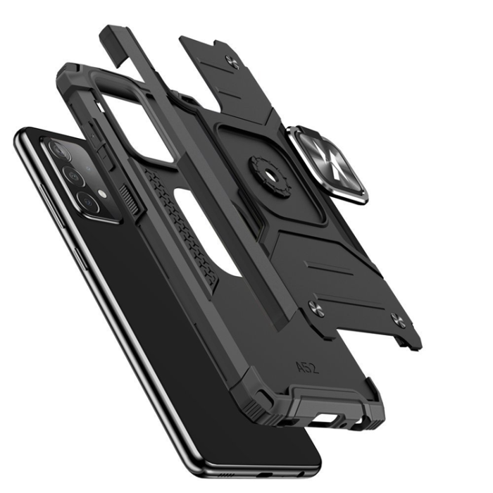 UTGATT - Wozinsky Galaxy A52s 5G/A52 5G/A52 4G Skal Ringhållare Armor - Svart