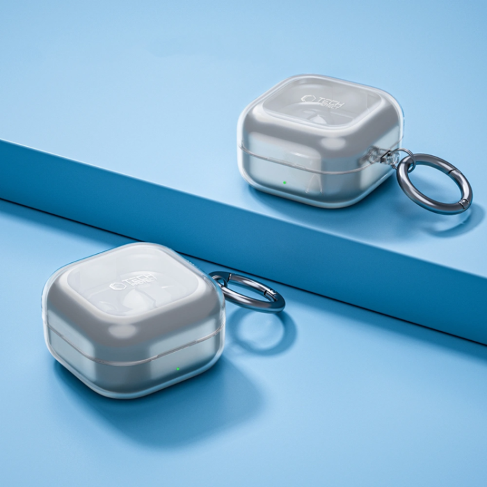 Tech-Protect - Tech-Protect Skal För Galaxy Buds 4/4 Pro Flexair - Clear